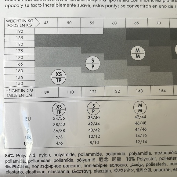 NWT - Wolford Silver Crystal Blaze Tights - Size S - Picture 3 of 3